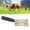 Gold, variant on Nieyigj Professional Livestock Shedding Comb Itch Relief Metal Cow Hair Brush Grooming Tools With Soft Ergonomic Hand Grip For Horse Cattle Sheep Black