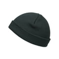 thumbnail image 4 of Top Headwear Solid Winter Short Beanies, Forest Green, 4 of 4