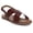 Mocha, variant on Women’s Criss Cross Backstrap Sandals – Comfortable Flat Summer Sandals for Everyday Wear