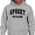 thumbnail image 2 of Collegiate Spooky Season Hoodie Sweatshirt Unisex 5X-Large Grey, 2 of 5