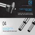 thumbnail image 3 of broca para madera, broca avellanada de carburo de 32 mm para madera, broca para sierra de corona para dar forma a los agujeros de carpintería, instalación de puertas esféricas en madera,, 3 of 5