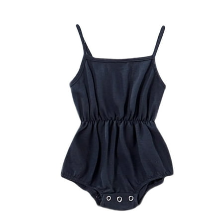 

TAIAOJING Baby Bodysuit Romper Mother And Daughter New Solid Color Suspender Waist Jumpsuit Playsuits Family