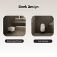 thumbnail image 4 of Los Flexi Compact Wall-Mount Toilet Set - Round Bowl, In-Wall Tank, Tornado Flush, Actuator Plate Included, 4 of 14