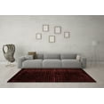 thumbnail image 3 of Ahgly Company Machine Washable Indoor Rectangle Abstract Red Modern Area Rugs, 8' x 12', 3 of 4