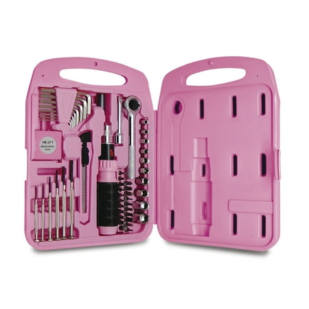 55 Piece Pink Tool Set