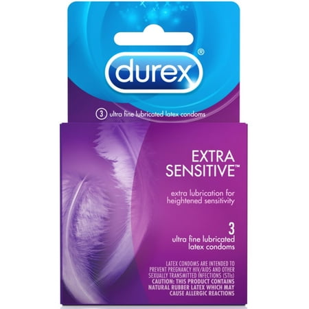 2 Pack - Durex Extra Sensitive Condom, 3 ct