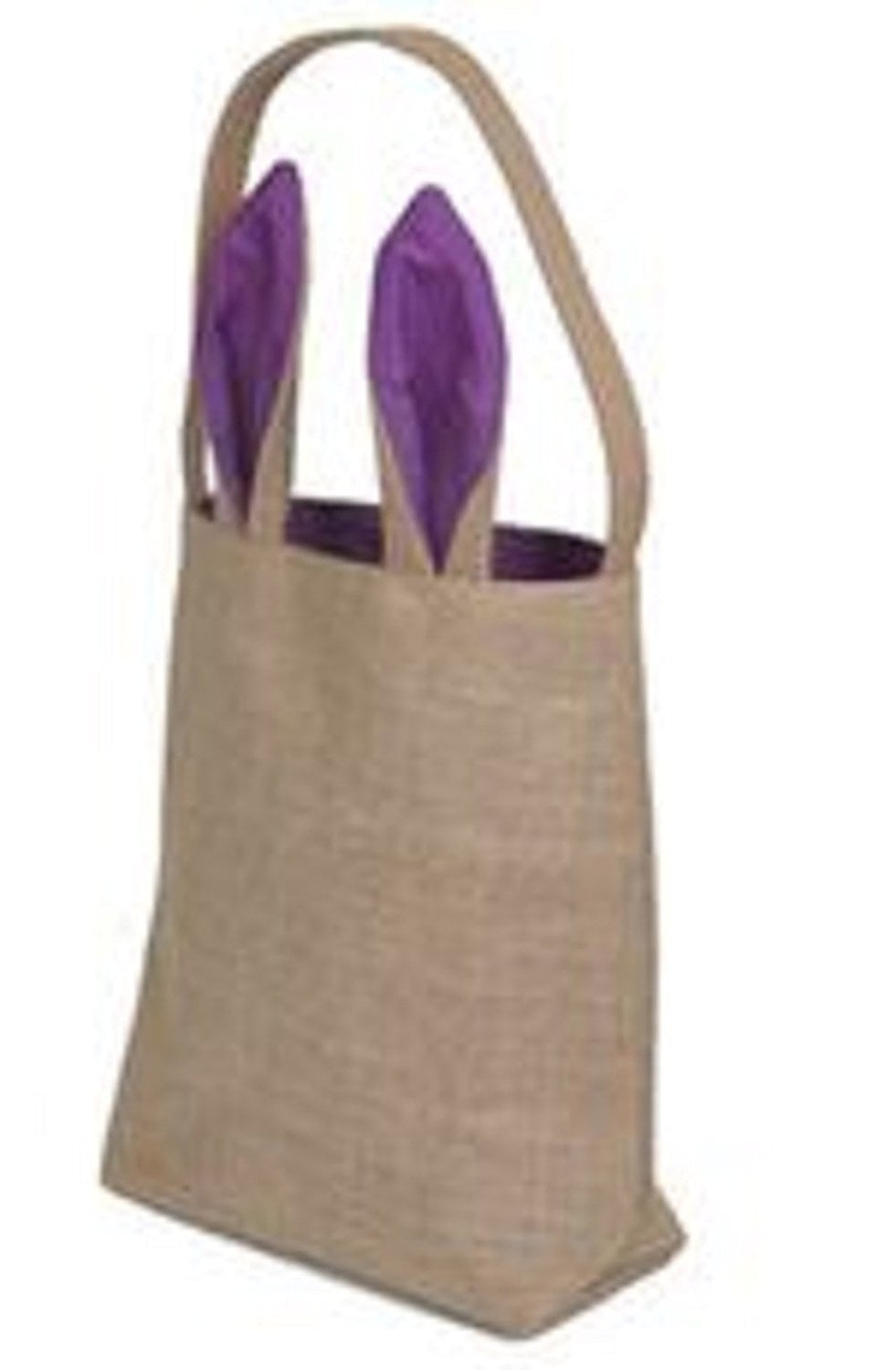 Purple and brown reusable gift bag