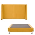 thumbnail image 1 of Box Base Cama Individual + Cabecera Milan Mostaza Dicasa  Milan Bless, 1 of 8