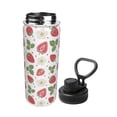 thumbnail image 2 of Uemuo Strawberry 18OZ Insulated Kettle, Sports Water Bottle, Stainless Steel Kettle, Vacuum Insulated Flask, Flip Lid Travel Mug, 2 of 7