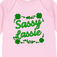 thumbnail image 4 of Inktastic Sassy Lassy with Green 4 Leaf Clovers Boys or Girls Long Sleeve Baby Bodysuit, 4 of 5