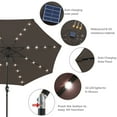 thumbnail image 6 of ABCCANOPY 10.5ft Patio Solar Umbrella LED Outdoor Umbrella with Tilt and Crank, Brown, 6 of 10