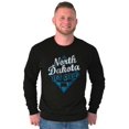 thumbnail image 5 of North Dakota It's Cold Funny Retro Long Sleeve TShirt Men Women Brisco Brands S, 5 of 6