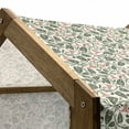 thumbnail image 5 of Garden Art Pet House, Retro Scroll Style Pattern with Pink Bindweed Blossoms and Dark Green Leaves, Outdoor & Indoor Portable Dog Kennel with Pillow and Cover, 5 Sizes, Multicolor, by Ambesonne, 5 of 5