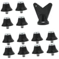 thumbnail image 1 of 12 piezas de repuesto para botas de fútbol con clavos para zapatillas deportivas de competición Negro, 1 of 6