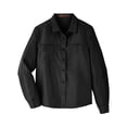 thumbnail image 4 of Harriton M580LW Women's Key West Long Sleeve Performance Staff Shirt-Black-2XL, 4 of 5