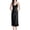 Black, variant on Large Size Suspender Nightdress Female Summer Women Ice Silk Silk Nightdress Soft Lounge Sets