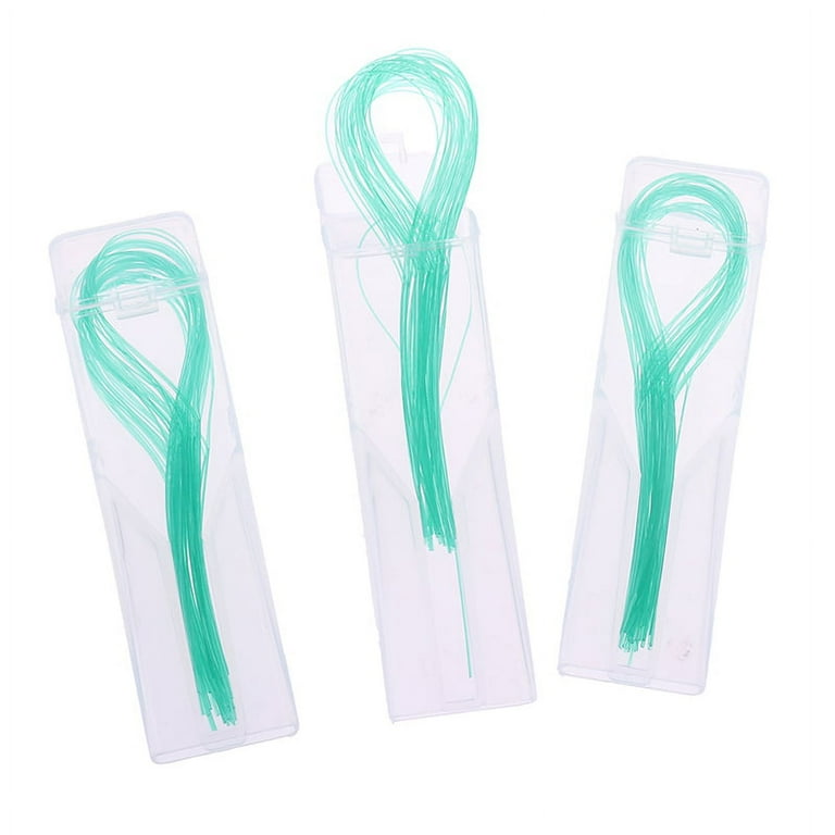 105 Pcs Dental Floss Threaders Simple Loop + Case For Braces ...