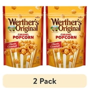 (2 pack) Werther's Original Caramel Popcorn, Classic Caramel, 5.29 oz