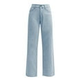 thumbnail image 7 of ManxiVoo Y2K Baggy Jeans Women High Waist Wide Leg Stretch Denim Pants 2025 Vintage Style XL Size Light Blue, 7 of 7