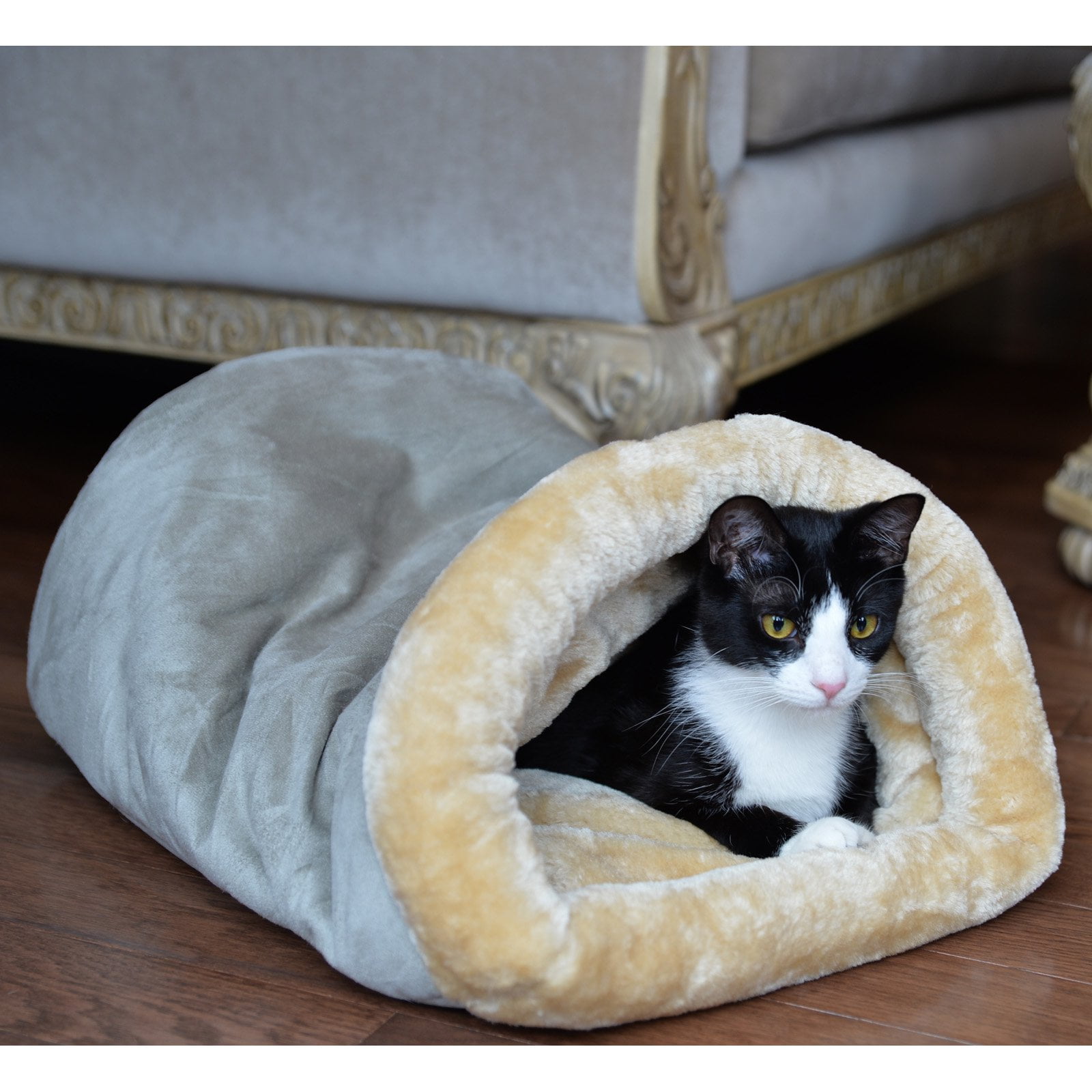 Armarkat Burrow Pet Cat Bed Sage Green