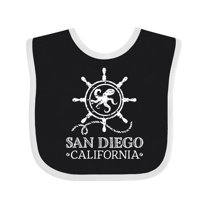 Inktastic San Diego California Travel Boys or Girls Baby Bib