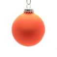 thumbnail image 2 of 2.75In Smiley Face, Glass, Ornament Ball Happy 20138 Neon Orange, 2 of 2