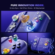 NYXI Hyperion 3 Wireless Pads with Hall Effect Joystick for Switch 2 (Purple)