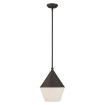 Livex Lighting 40714 Stockholm 1 Light 10" Wide Pendant - Bronze