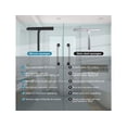 thumbnail image 4 of Escobilla de goma multiusos, herramienta que no daña y con soporte de gancho adhesivo, acero inoxidable resistente y duradero para limpieza de múltiples superficies, incluidas puertas de ducha,, 4 of 5