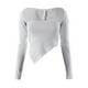 thumbnail image 4 of Tops De Tubo Ajustados Y2K Bodycon Tube Tops 2pcs Mujeres Crop Tops Casual Salir Ropa (Blanco L) Cgtredaw Para estrenar, 4 of 9