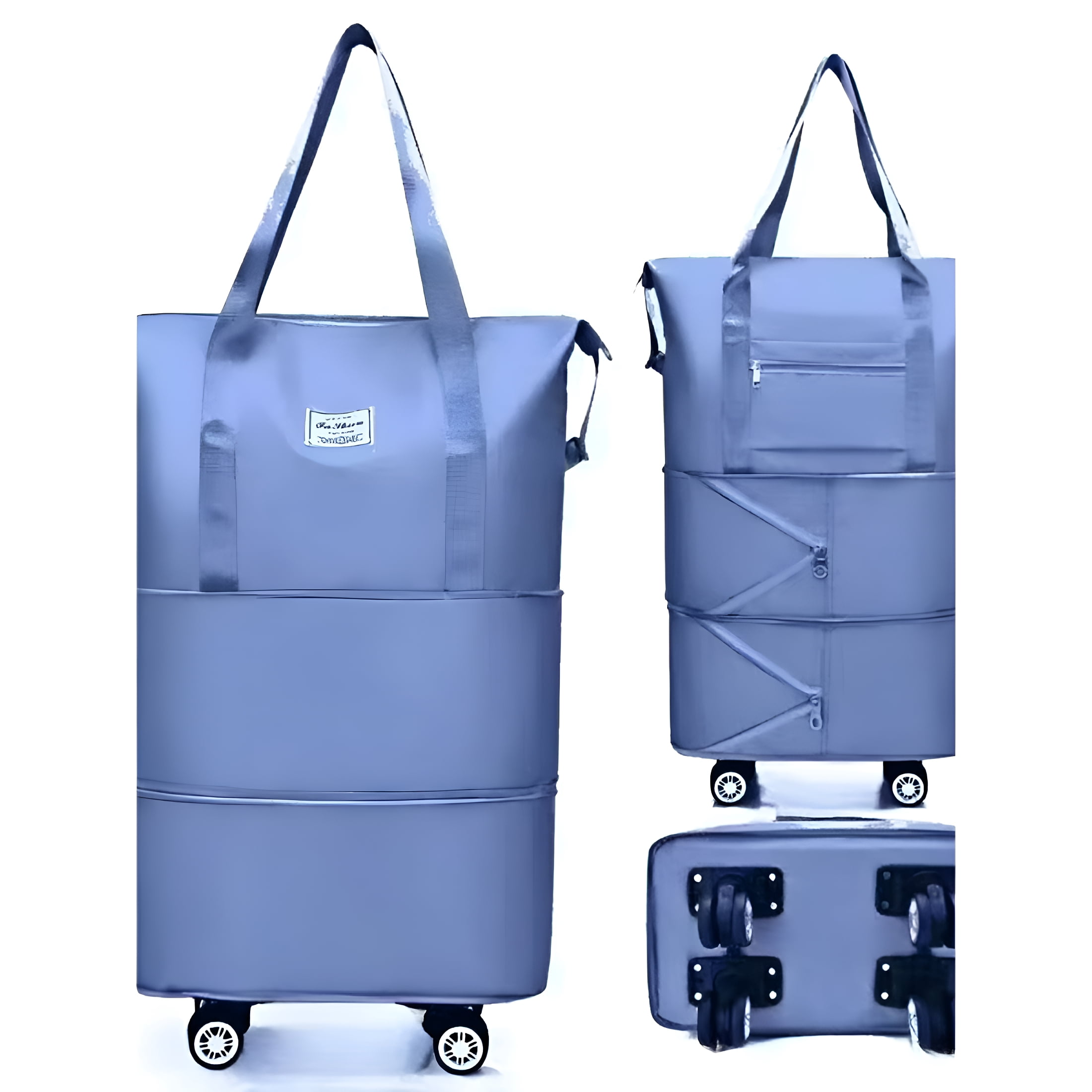 GASTROPOD 2026 New Rolling Duffle Bag, Expandable Foldable Carry on Luggage with Wheels, Large Weekend Bag Purple Large Carry on Luggage,For Travel,Business Trips,Weekend,Flight,Gym