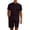 Wine, variant on LTTVQM Mens Walking Vacation Solid Color Cotton Linen Stand Collar Button Top Elastic Adjustable Drawstring Waist Casual Short Summer Suit Sky Blue 3XL