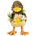thumbnail image 3 of Northlight Standing Duck Figureine with Floral Wreath - 5.75" - Brown and Ivory, 3 of 7