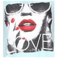thumbnail image 3 of True Rock Jr Women's Love Graphic Long Tank Top (Emerald, Small), 3 of 5