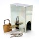 thumbnail image 1 of Water Faucet Switch Lock Electric Socket Protective Cover Multifunction Outdoor Faucet Anti-theft Lock Square Silver, 1 of 4