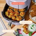 thumbnail image 6 of Beautiful 6 Qt Air Fryer with TurboCrisp Technology, EverGood Ceramic Nonstick Coating, Lavender by Drew Barrymore, 6 of 16