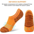 thumbnail image 4 of No Show Socks Womens Athletic Cushion Ankle Footies Low Cut Socks 5-6 Pairs, 4 of 13
