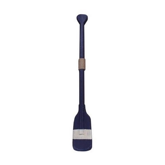 Handcrafted Decor Oar 24 -208-203 Wooden Pembrooke Decorative Squared Rowing Boat Oar with Hooks- 24 in.