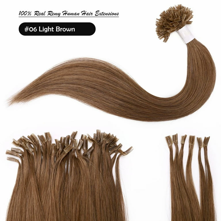 Benehair Thick 1g Keratin Nail U Tip 100% Remy Human Hair Extensions Pre Bonded Fusion Glue Seamless 50G Brown 16 Benehair Thick 1g Keratin Nail U Tip 100% Remy Human Hair Extensions Pre Bonded Fusion Glue Seamless 50G Brown 16