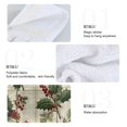 thumbnail image 5 of 2PCS Velcro Hangable Hand Towels Quick-Drying Hanging Kitchen Towels for Kitchen & Bathroom Pine Boughs and Holly Pattern, 5 of 7