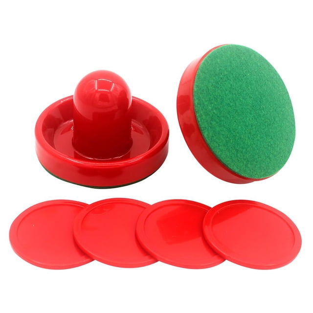 Kit De Juego De Hockey De Aire De 8 Piezas Con Empujadores De 2 * 96 Mm Discos De 4 * 64 Mm 2 Almohadillas Reemplazos De Accesorios De Hockey De Mesa Para Fiestas De Arcade En Casa Azul / Rojo Scienceny FN003503-02