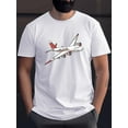 thumbnail image 1 of T-Shirt Graphique Décontracté pour Hommes - Polyester Respirant, Résistant aux Plis, Manches Courtes, Col Rond - Essentiel d'Été Fête des Pères, Fête des Mères, Nouvel An, Festival de Printemps, Saint-Valentin, 1 of 4
