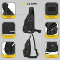 thumbnail image 3 of US ARMY DELTA High Performance Tactical Sling Bag Black, 3 of 9