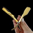 thumbnail image 2 of Smooth Grip Men's Straight Razor, Ergonomic Design for Comfortable Shaving Experience, Exposed Blades Stainless Steel for Precision Beard Grooming, 2 of 5