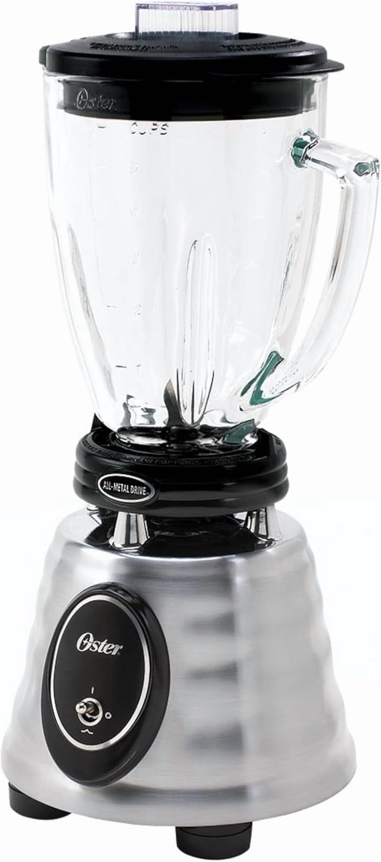 Classic Series Heritage Blender with 6-Cup Glass Jar, 1000W Power, Stainless Steel Countertop Kitchen