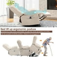 thumbnail image 4 of BedLuxury Power Lift Recliner Chair for Living Room,Extra Wide Recliner Massage Chair for Big and Tall People with Heated,USB Charge Port,Infinite Position(Beige), 4 of 6