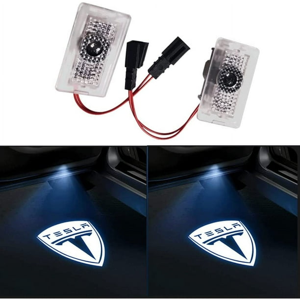 Juego de 2 luces LED para puerta, iluminación de puerta para principiantes, proyector de bienvenida para puerta, lámpara de proyector de logotipo