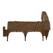 Suncast Resin Border Stone? Edging, Brown, BSE10BR