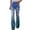 Blue, variant on DeHolifer Boyfriend Jeans For Women, Womens Elastic Waist Stretch Buttons Printing Thin Stretch Skinny Pants Trousers Blue XXXL