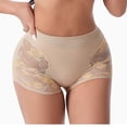thumbnail image 5 of jobturf Womens Floral Lace Boyshorts Panties Full Coverage Boy Shorts Underwear High Waisted Breathable Boxer Briefs S-XXL, 5 of 8
